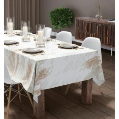 Obrusy, Serwetki I Bieżniki|Obrusy, Serwetki I Bieżniki| Obrus na stół z motywem roślinnym 110x160 cm