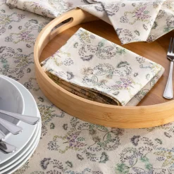 Obrusy, Serwetki I Bieżniki|Obrusy, Serwetki I Bieżniki| Obrus w kwiatowe wzory GRACE 110x160 cm