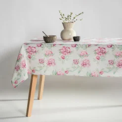 Obrusy, Serwetki I Bieżniki|Obrusy, Serwetki I Bieżniki|inny Obrus w różowe kwiaty GARDENIC 140x220 cm