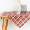 Estetica Obrus w szkocką kratę czerwony NEWPORT 85x85 cm