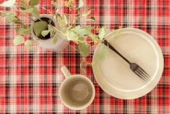 Obrusy, Serwetki I Bieżniki|Obrusy, Serwetki I Bieżniki|Estetica Obrus w szkocką kratę szary NEWPORT 110x160 cm