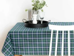 Estetica Obrus w szkocką kratę zielony NEWPORT 110x160 cm