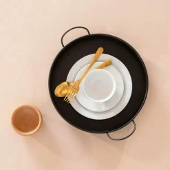 Obrusy, Serwetki I Bieżniki|Obrusy, Serwetki I Bieżniki|Estetica Obrus z listwą beżowo-biały CADRE 110x160 cm