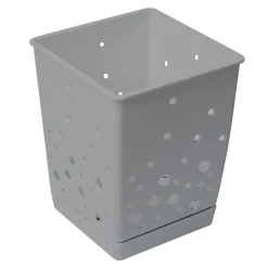 Suszarki I Ociekacze| Ociekacz na sztućce z podstawą szary