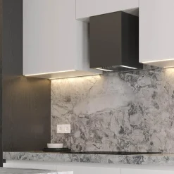 ZHEF Okap przyścienny do zabudowy czarny OKPZH20EF