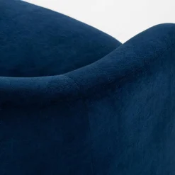 Fotele Wypoczynkowe|inny Okrągły fotel wypoczynkowy niebieski MOLINIO