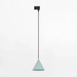 Szynoprzewody|Spoty Montowane Na Szynie|TK Tomasz Krywult Oprawa na szynoprzewód wisząca miętowa TRACER CONO