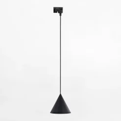 Szynoprzewody|Spoty Montowane Na Szynie|TK Tomasz Krywult Oprawa na szynoprzewód wisząca czarna TRACER CONO