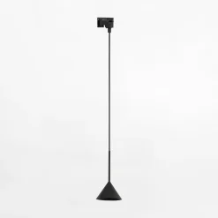 TK Tomasz Krywult Oprawa na szynoprzewód wisząca czarna TRACER CONO MINI