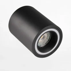 Spoty Natynkowe|inny Oprawa natynkowa FALCO okrągła czarna