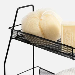 Akcesoria Łazienkowe|Akcesoria Łazienkowe|inny Organizer łazienkowy czarny 31x17x32 cm