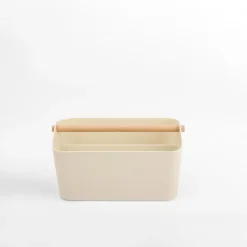 inny Organizer łazienkowy kremowy 28x16,8x15 cm