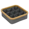 Wieszaki, Półki Tekstylne, Organizery|inny Organizer do szuflady z 9-przegródkami szary 30x30x9 cm