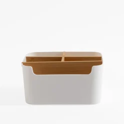 Przechowywanie|Pudełka I Pojemniki Do Przechowywania|inny Organizer z przegródkami biały 18,2x14,6x9,3 cm