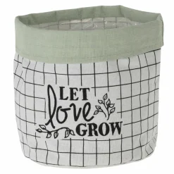 Osłonka na doniczkę materiałowa MIX 21 cm