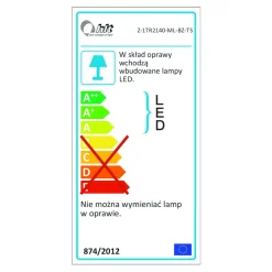 Listwy Led Zewnętrzne| Oświetlenie pionowe LED LUMEN Q+TREND 214 cm, barwa zimna