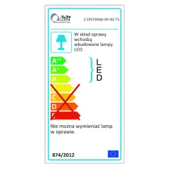 Oświetlenie Wewnętrzne|Oświetlenie Podszafkowe| Oświetlenie półki 2-punktowe LUMEN LED, barwa zimna