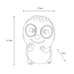 Lampy Ogrodowe|Lampy Ogrodowe|Zumaline Ozdobna lampa solarna LED IP44 JEŻ