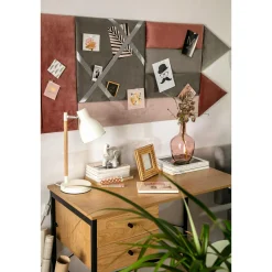 Frizy Panel tapicerowany FIBI KWADRAT 45x45, platynowy