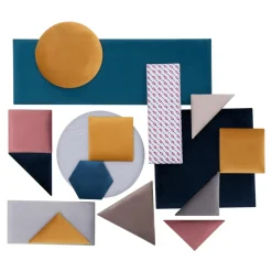 Frizy Panel tapicerowany FIBI PROSTOKĄT 90x30, atramentowy