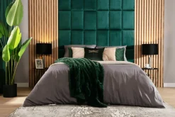 Frizy Panel tapicerowany FIBI PROSTOKĄT 45x30 cm, butelkowana zieleń