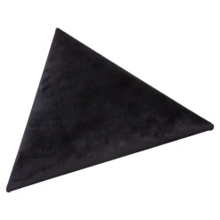 Panele Ścienne| Panel tapicerowany FIBI TRÓJKĄT 26x30, czarny