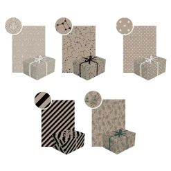 Paw Papier do pakowania KRAFT NEUTRAL MIX 70x200 cm