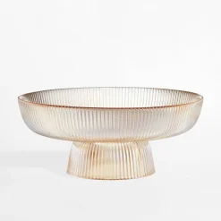 Miski, Patery I Półmiski|inny Patera CURLY 25 cm bursztynowa