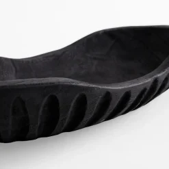 Patery Dekoracyjne|inny Patera dekoracyjna żłobiona czarna 32 cm