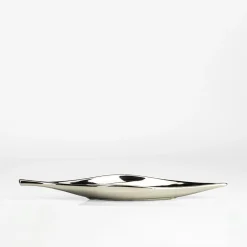 inny Patera dekoracyjna srebrna 37x11 cm