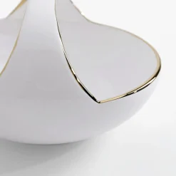 Miski, Patery I Półmiski|inny Patera dekoracyjna z uchwytem biało-złota