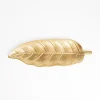 Patery Dekoracyjne|inny Patera dekoracyjna złota LIŚĆ 47.5 cm