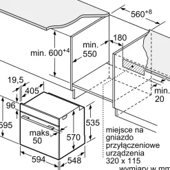 Piekarniki|BOSCH Piekarnik seria 4 z termoobiegiem 3D HBA234EB3