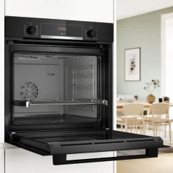 Piekarniki|BOSCH Piekarnik seria 4 z czerwonym podświetleniem LED HBA554EB3