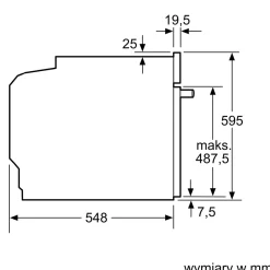 Piekarniki|BOSCH Piekarnik seria 4 z czerwonym podświetleniem LED HBA554EB3