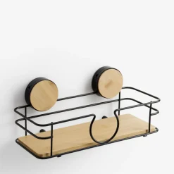 Akcesoria Łazienkowe|Akcesoria Łazienkowe|inny Półka łazienkowa bambusowa 28x11,8x11,8 cm