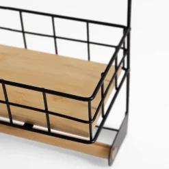 inny Półka kuchenna z uchwytem na ręcznik 34x13x28 cm