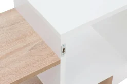 Półka nowoczesna TRIO dąb sonoma/biały