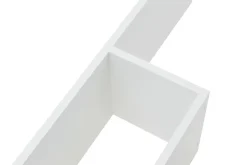 Półka potrójna biała TRIO 80 cm