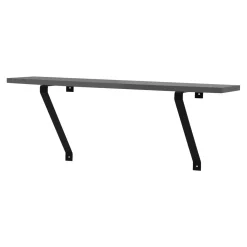 Qubik Półka wisząca szara CARAT 120x19,5