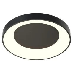 Plafony|Wszystkie Lampy Sufitowe|Zumaline Plafon czarny LED CAMERON 60 cm