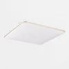 Plafony|Wszystkie Lampy Sufitowe|Zumaline Plafon kwadratowy LED 50W złoty OMAR 53 cm