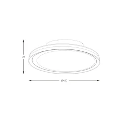 Zumaline Plafon LED APART złoty