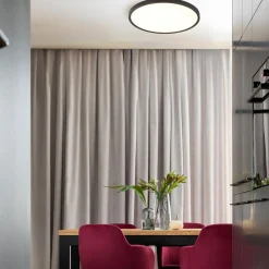 Plafony|Wszystkie Lampy Sufitowe|Zumaline Plafon LED CCT CAMI czarny 60 cm