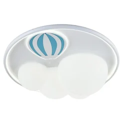 Dzieci Zumaline Plafon LED FOCUS biało-niebieski