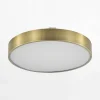 Plafony|Wszystkie Lampy Sufitowe|Zumaline Plafon LED mosiądz NADI 50 cm z pilotem
