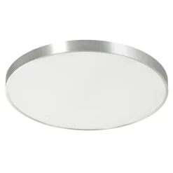 Plafony|Wszystkie Lampy Sufitowe|Zumaline Plafon LED okrągły srebrny SIERRA 60 cm