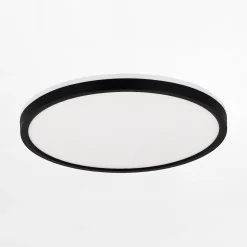 Plafony|Wszystkie Lampy Sufitowe|Zumaline Plafon LED okrągły 40W czarny COLIS z pilotem