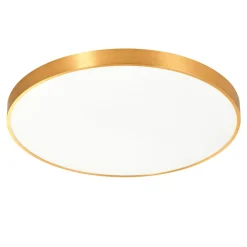 Zumaline Plafon LED okrągły złoty SIERRA 60 cm