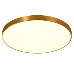 Zumaline Plafon LED okrągły złoty SIERRA 60 cm